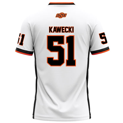 Oklahoma State - NCAA Football : Austin Kawecki - White Football Jersey