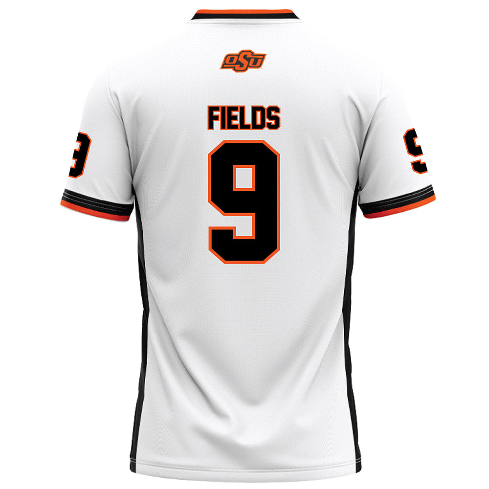 Oklahoma State - NCAA Football : Ladainian Fields - White Football Jersey