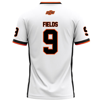 Oklahoma State - NCAA Football : Ladainian Fields - White Football Jersey