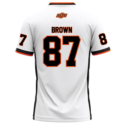 Oklahoma State - NCAA Football : Desean Brown - White Football Jersey