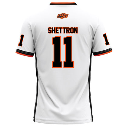 Oklahoma State - NCAA Football : Tabry Shettron - White Football Jersey