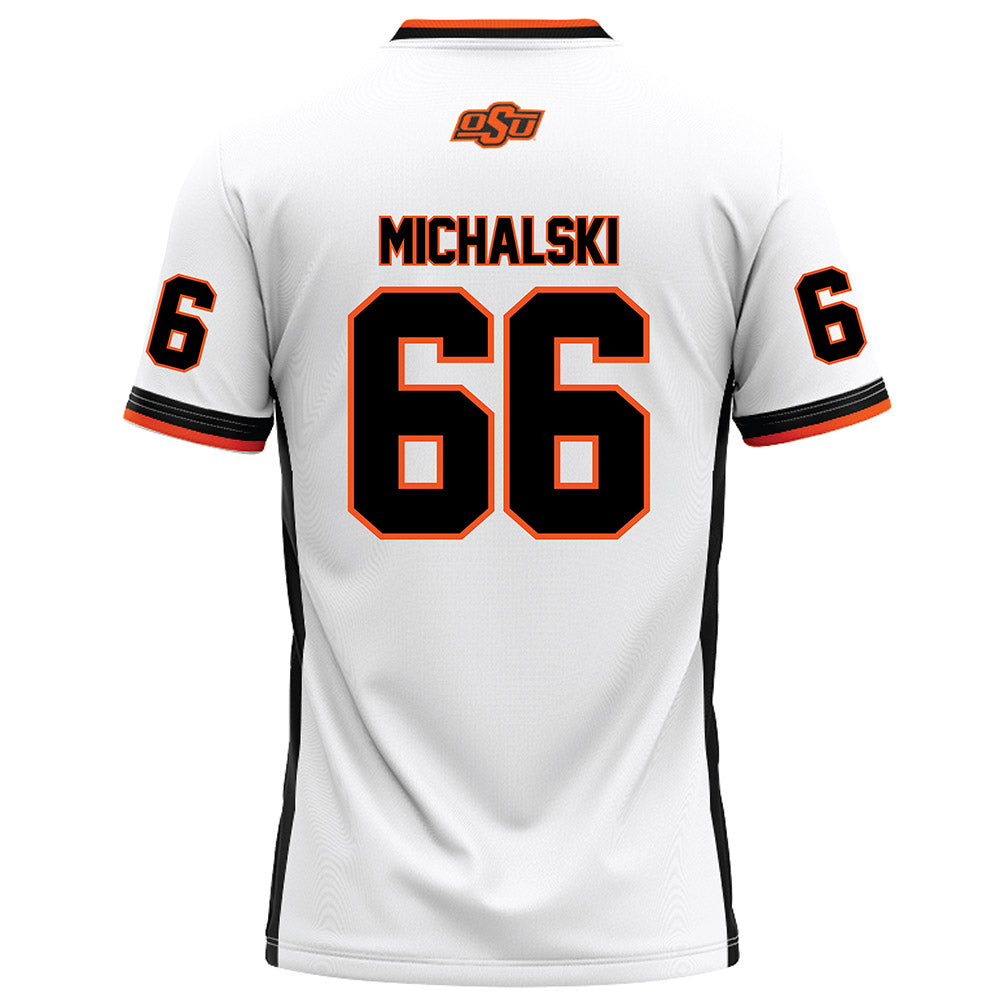 Oklahoma State - NCAA Football : Joe Michalski - White Football Jersey