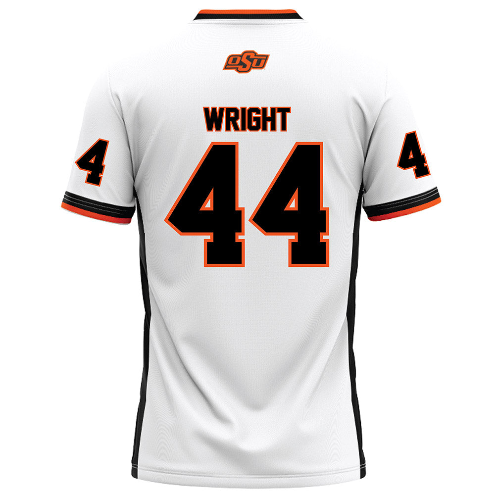 Oklahoma State - NCAA Football : Justin Wright - White Football Jersey