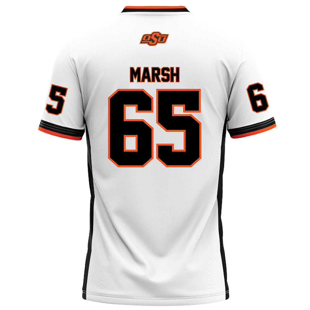 Oklahoma State - NCAA Football : Hilton Marsh - White Football Jersey