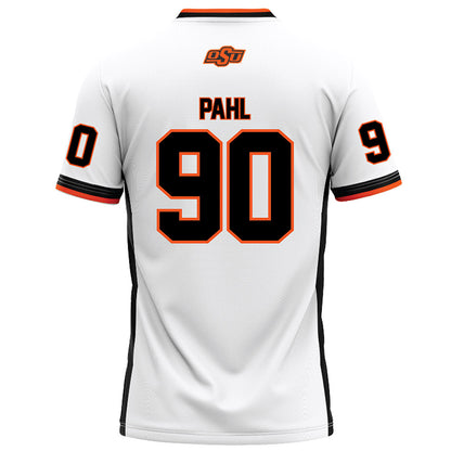 Oklahoma State - NCAA Football : Wes Pahl - White Football Jersey