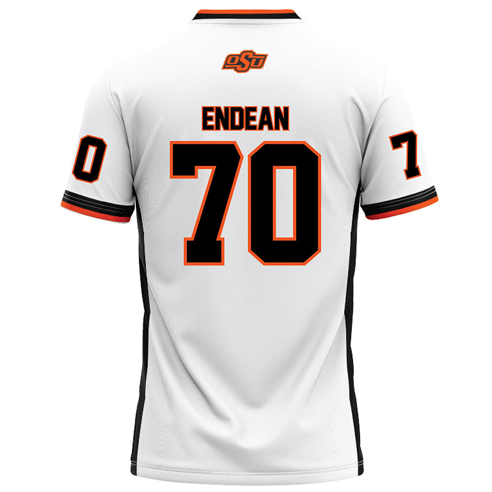 Oklahoma State - NCAA Football : Jack Endean - White Football Jersey