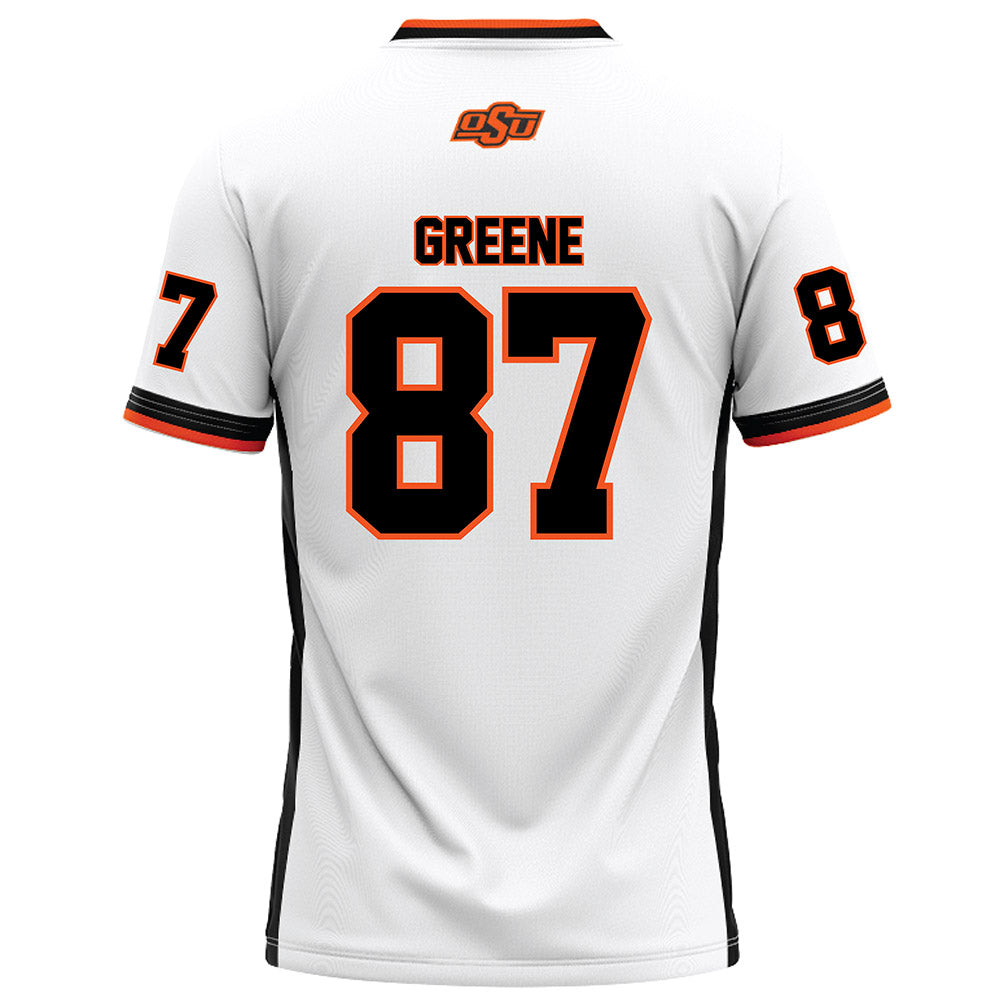 Oklahoma State - NCAA Football : Cutter Greene - White Football Jersey