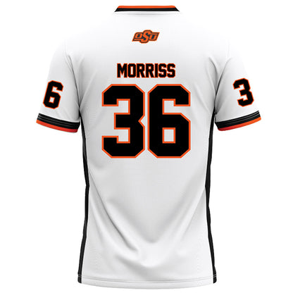 Oklahoma State - NCAA Football : Colin Morriss - White Football Jersey