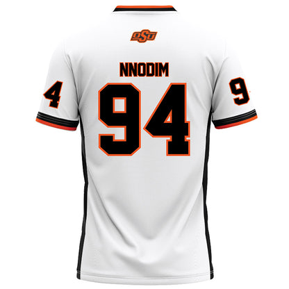 Oklahoma State - NCAA Football : Armstrong Nnodim - White Football Jersey