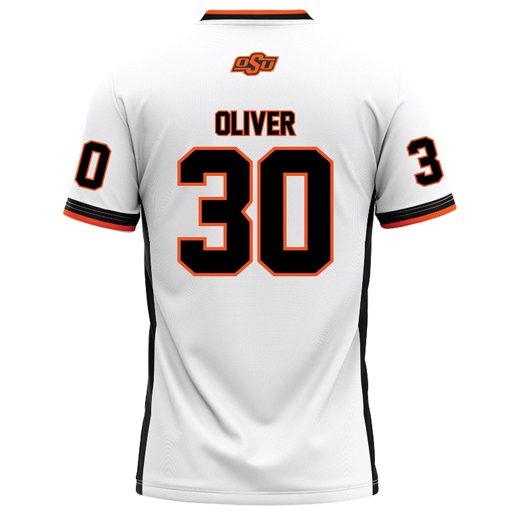 Oklahoma State - NCAA Football : Collin Oliver - White Football Jersey