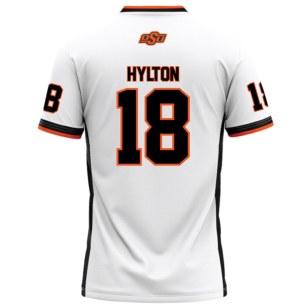 Oklahoma State - NCAA Football : Kobe Hylton - White Football Jersey