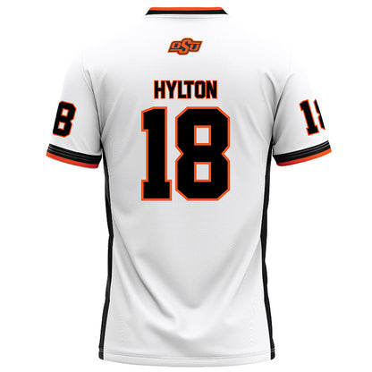 Oklahoma State - NCAA Football : Kobe Hylton - White Football Jersey