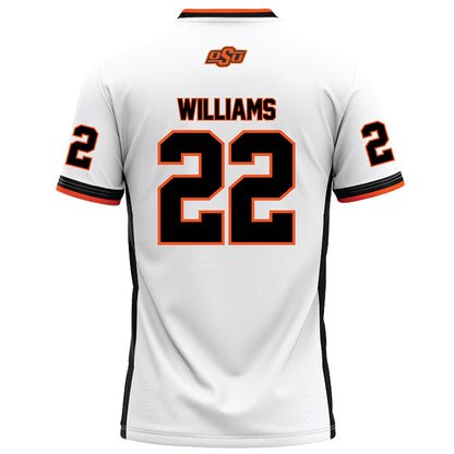 Oklahoma State - NCAA Football : CJ Williams - White Football Jersey