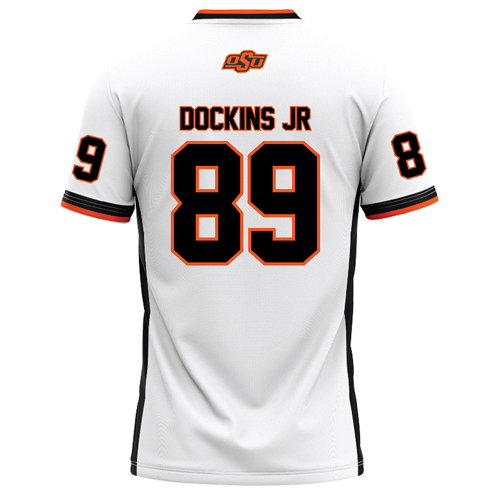 Oklahoma State - NCAA Football : Marcus Dockins Jr - White Football Jersey