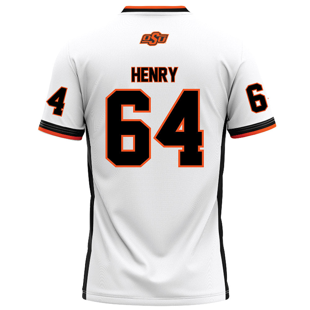 Oklahoma State - NCAA Football : Jarrett Henry - White Football Jersey