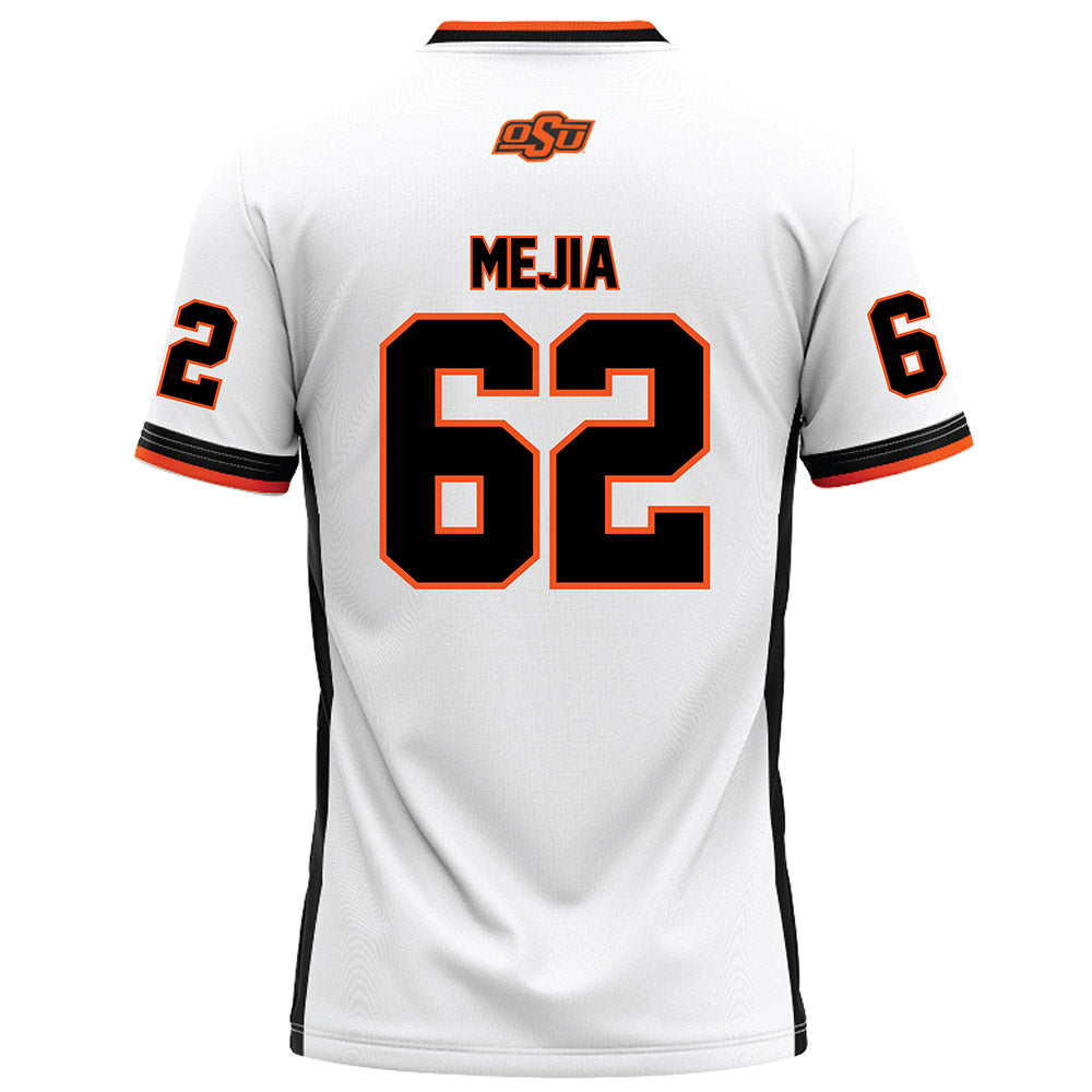 Oklahoma State - NCAA Football : Jamison Mejia - White Football Jersey