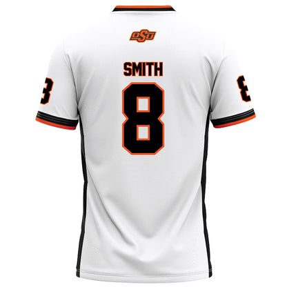 Oklahoma State - NCAA Football : Maealiuaki Smith - White Football Jersey