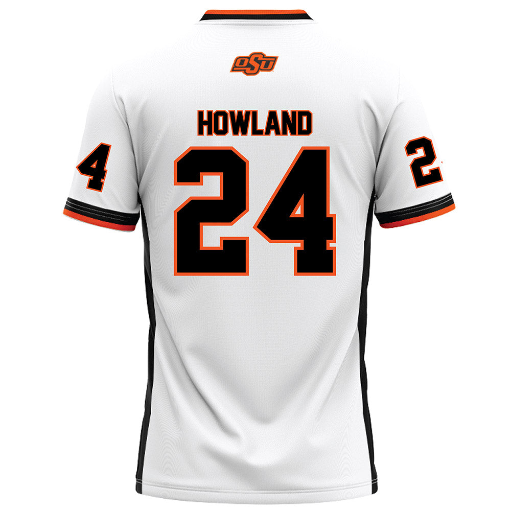 Oklahoma State - NCAA Football : Trent Howland - White Football Jersey