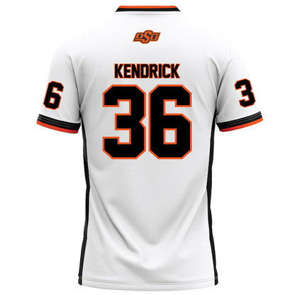 Oklahoma State - NCAA Football : Talon Kendrick - White Football Jersey