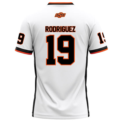 Oklahoma State - NCAA Football : Gabriel Rodriguez - White Football Jersey