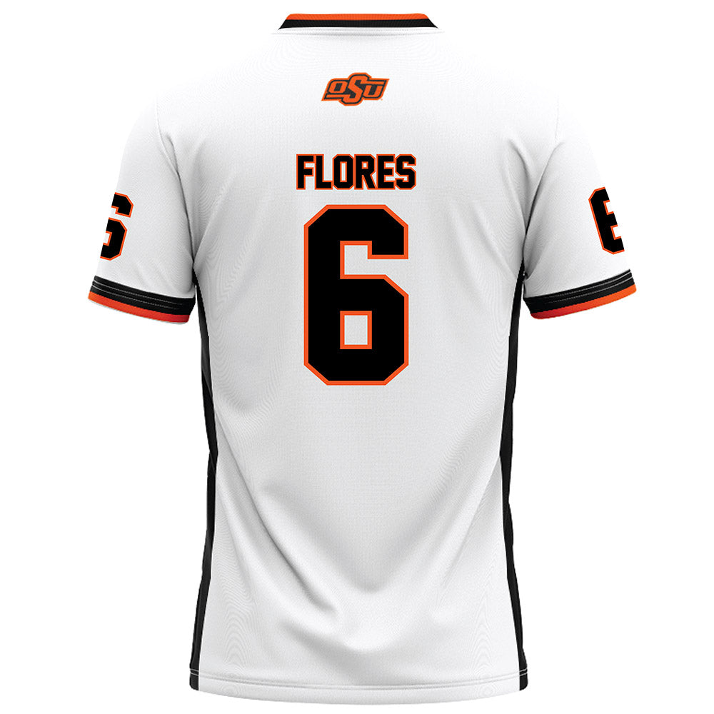 Oklahoma State - NCAA Football : Zane Flores - White Football Jersey