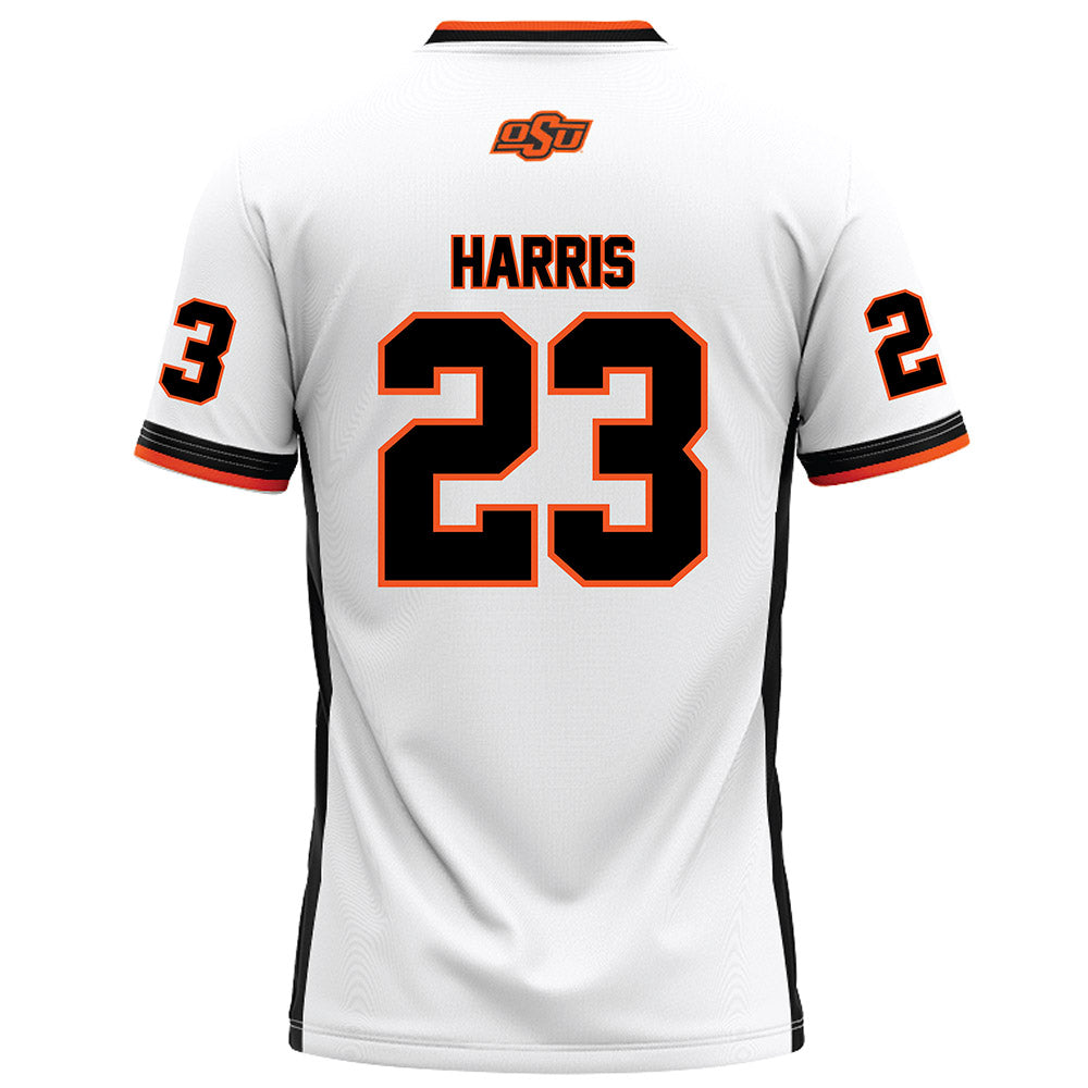 Oklahoma State - NCAA Football : Kenneth Harris - White Football Jersey