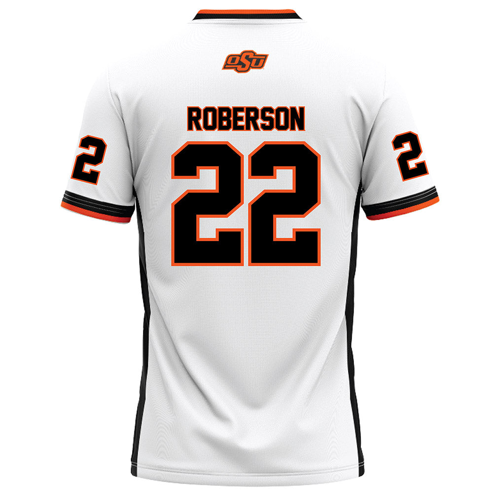 Oklahoma State - NCAA Football : Jeff Roberson - White Football Jersey