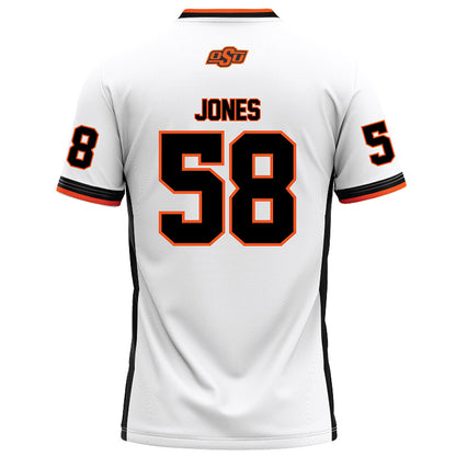 Oklahoma State - NCAA Football : Kaden Jones - White Football Jersey