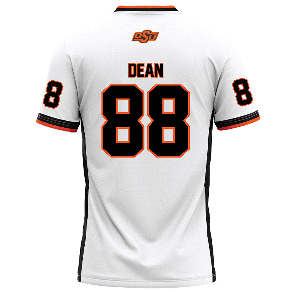 Oklahoma State - NCAA Football : Landon Dean - White Football Jersey