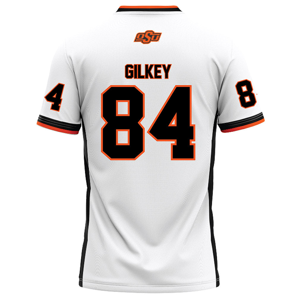 Oklahoma State - NCAA Football : Mason Gilkey - White Football Jersey