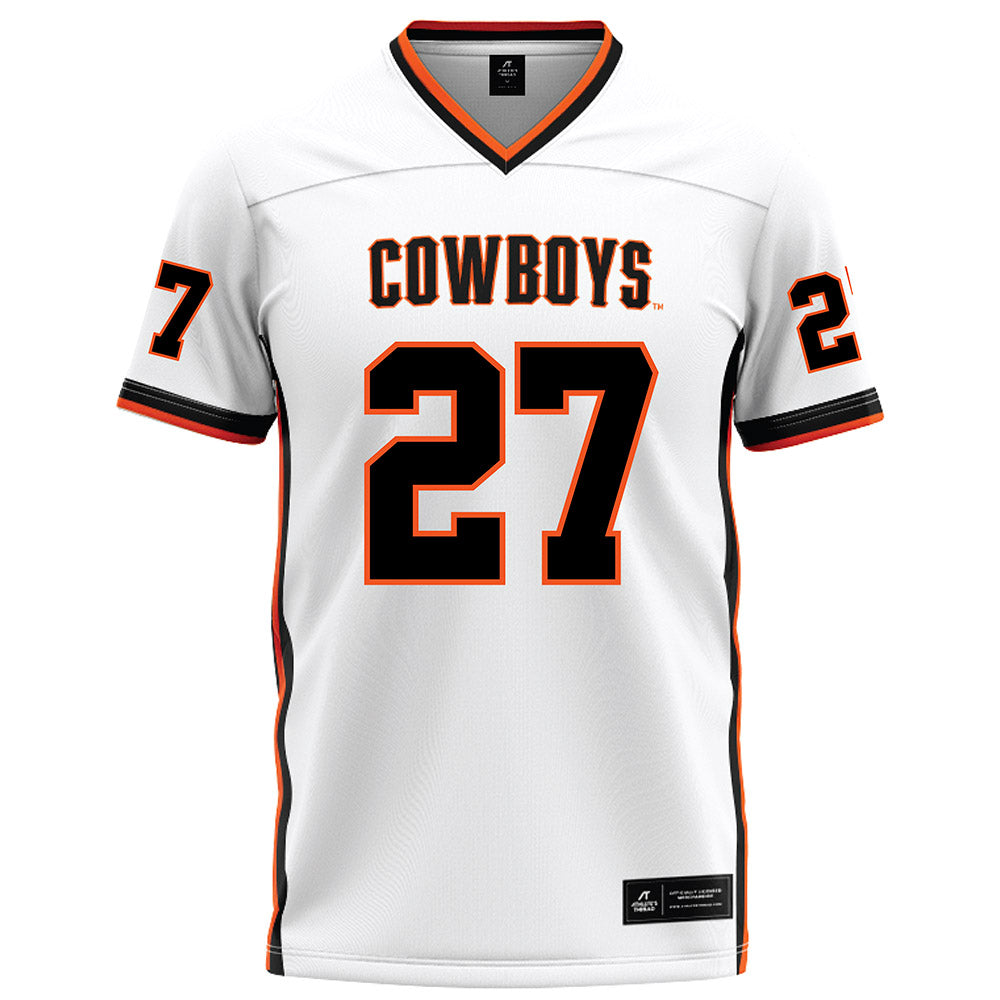 Oklahoma State - NCAA Football : Raymond Gay II - White Football Jersey