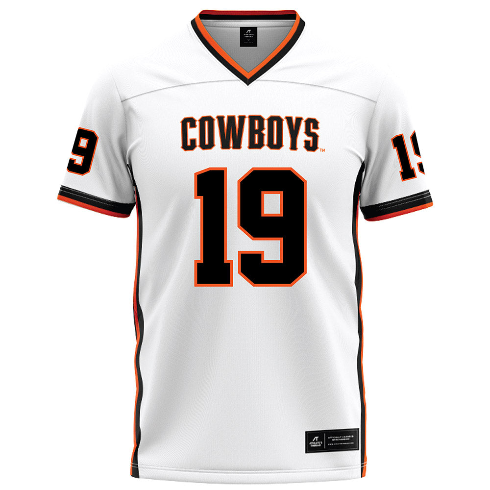 Oklahoma State - NCAA Football : Gabriel Rodriguez - White Football Jersey