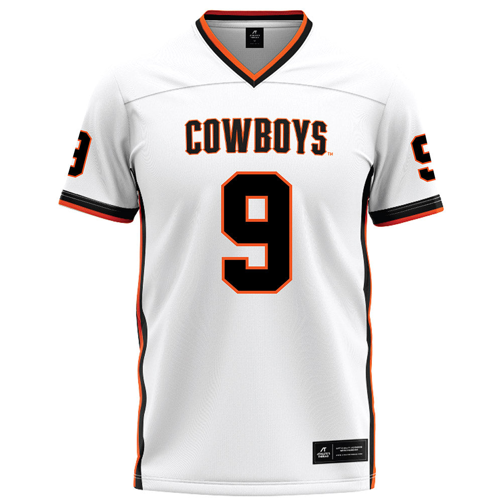 Oklahoma State - NCAA Football : Ladainian Fields - White Football Jersey