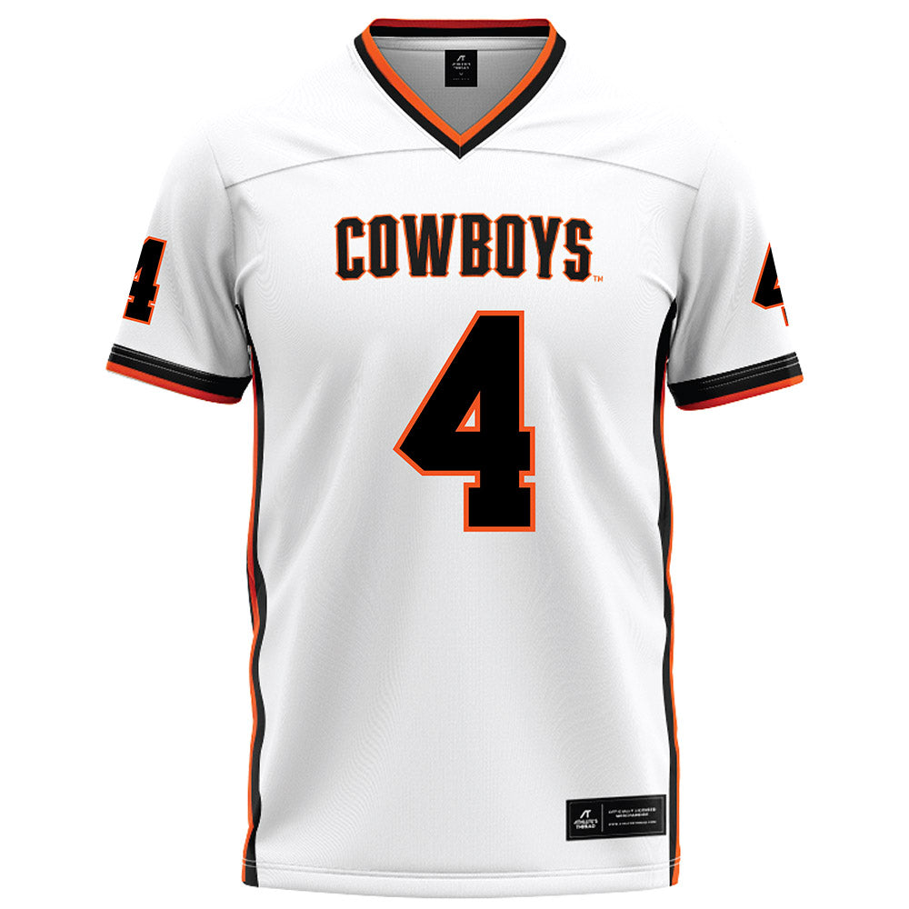 Oklahoma State - NCAA Football : Alexis Green Jr - White Football Jersey