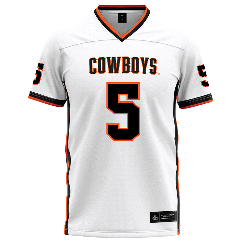 Oklahoma State - NCAA Football : Kendal Daniels - White Football Jersey