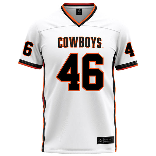 Oklahoma State - NCAA Football : Temerrick Johnson - White Football Jersey