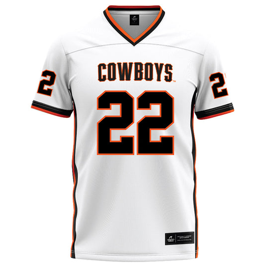 Oklahoma State - NCAA Football : Jeff Roberson - White Football Jersey