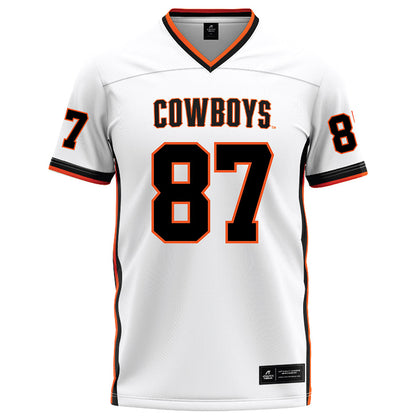 Oklahoma State - NCAA Football : Desean Brown - White Football Jersey