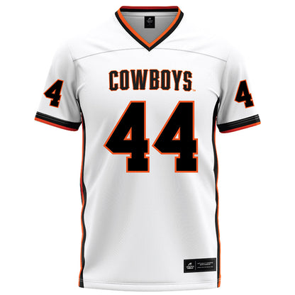 Oklahoma State - NCAA Football : Justin Wright - White Football Jersey