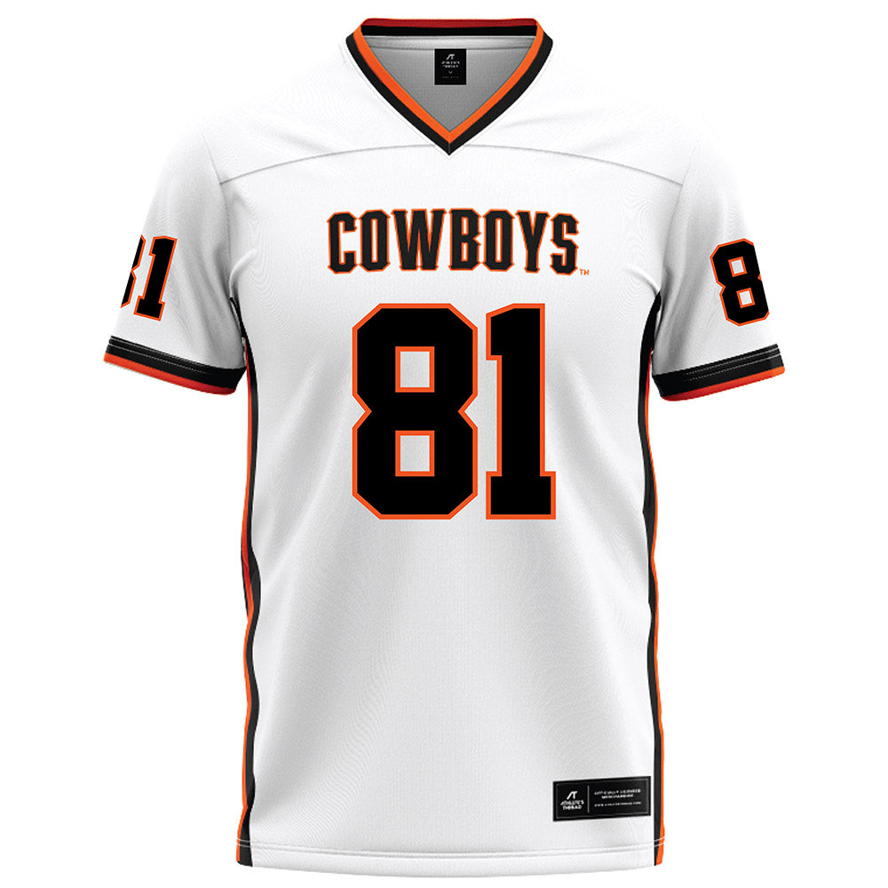 Oklahoma State - NCAA Football : Camron Heard - White Football Jersey