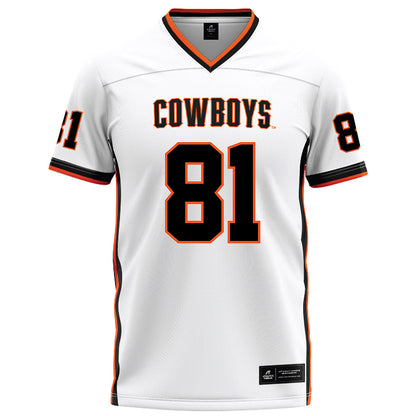 Oklahoma State - NCAA Football : Camron Heard - White Football Jersey