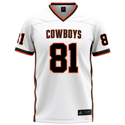 Oklahoma State - NCAA Football : camron Heard - White Football Jersey