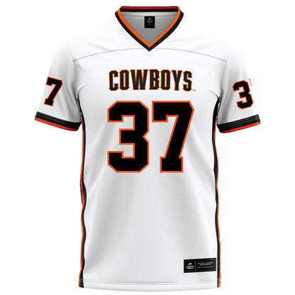 Oklahoma State - NCAA Football : Seth Swirczynski - White Football Jersey