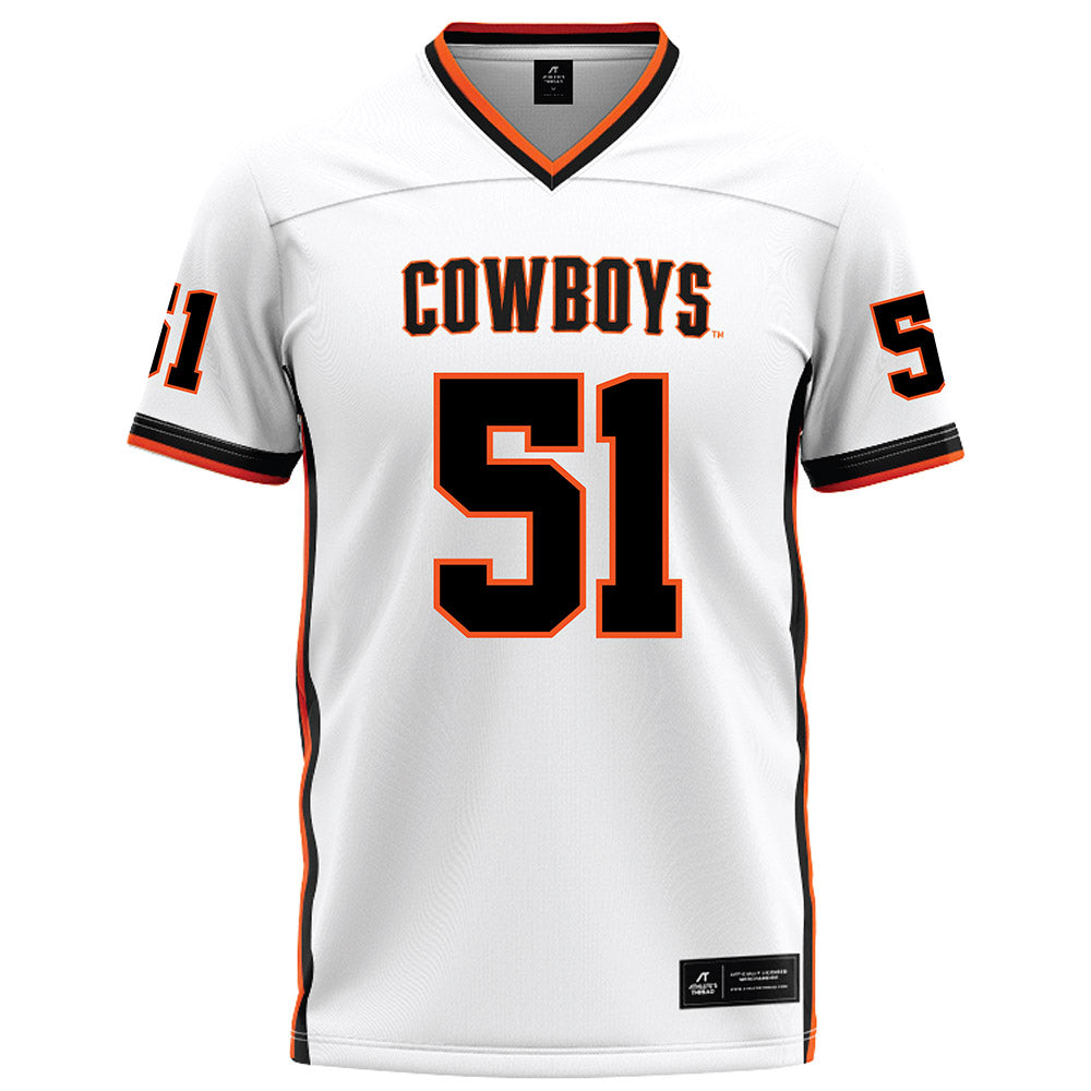 Oklahoma State - NCAA Football : Austin Kawecki - White Football Jersey