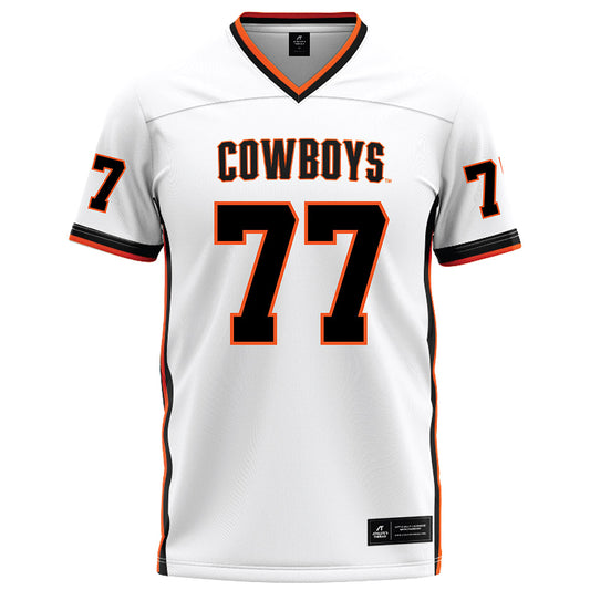 Oklahoma State - NCAA Football : Noah McKinney - White Football Jersey