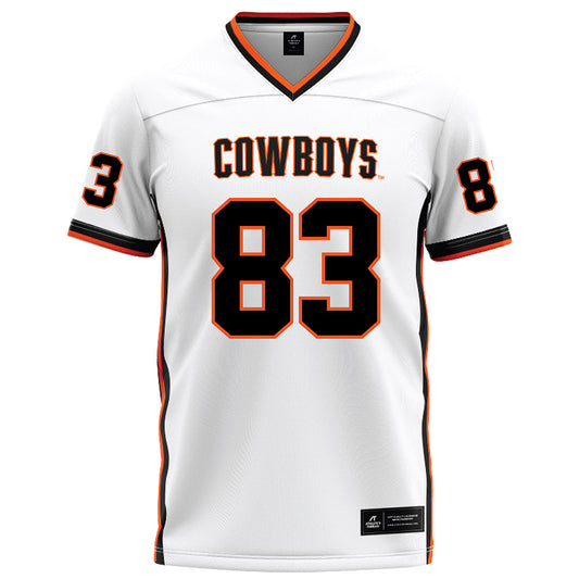 Oklahoma State - NCAA Football : Cale Cabbiness - White Football Jersey