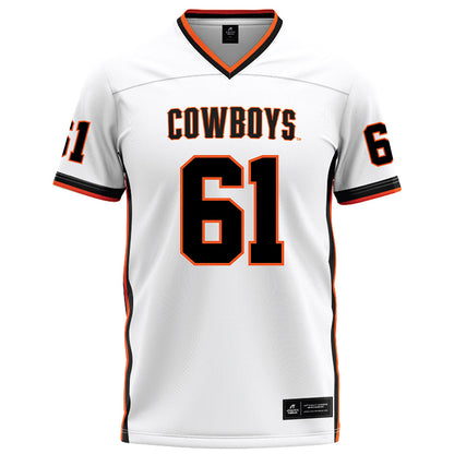 Oklahoma State - NCAA Football : Jake Springfield - White Football Jersey