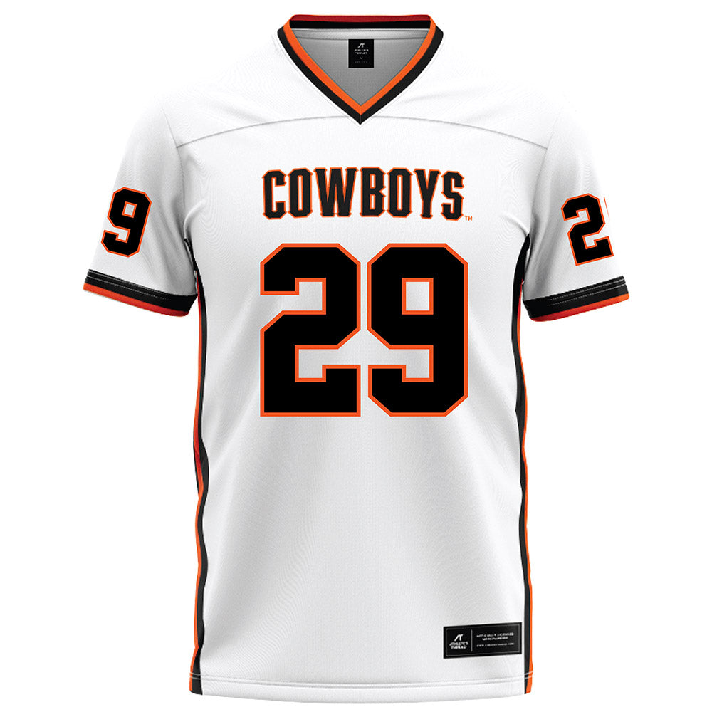 Oklahoma State - NCAA Football : Cooper Lai - White Football Jersey