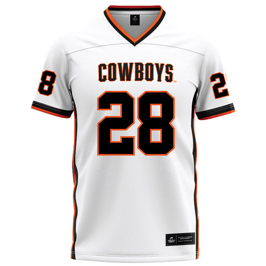 Oklahoma State - NCAA Football : Jaden Allen-Hendrix - White Football Jersey