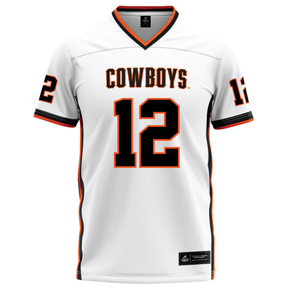 Oklahoma State - NCAA Football : Kamryn Franklin - White Football Jersey